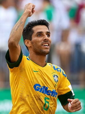 Jorginho, craque do beach soccer mundial, deve chegar aos 300 jogos pela seleção brasileira em Vitória