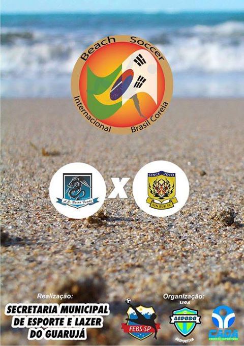 Beach Soccer internacional Brasil Coréia