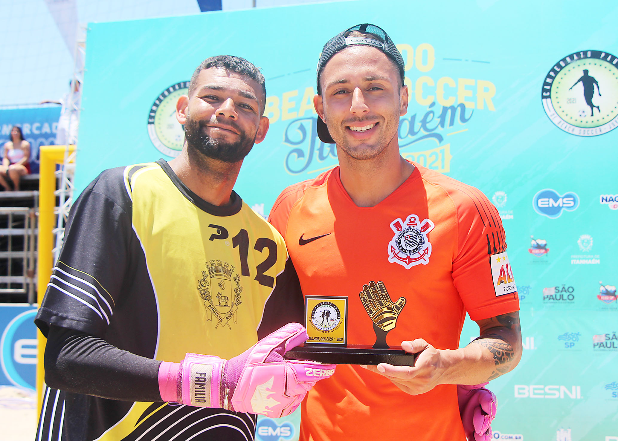 Cleverson (Itanhaém) e Augusto (Corinthians) foram os goleiros menos vazados